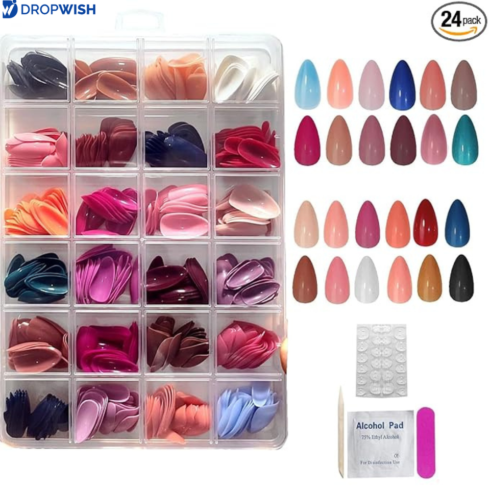 DW™ 576 PCS Colored Nail Kit