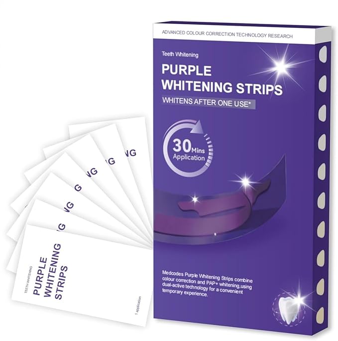 DW™ VioletSmile Whitening Strips|Pack of 1&2