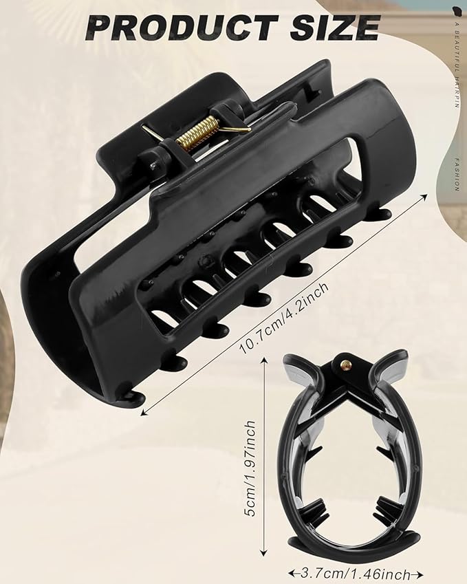 Safe Hair Claw Clips