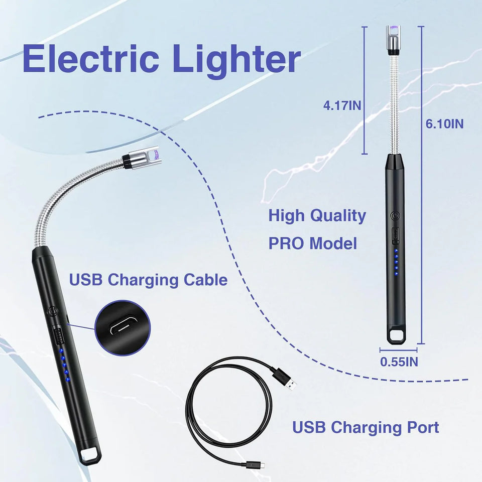 USB Rechargeable Electric Gas Lighter