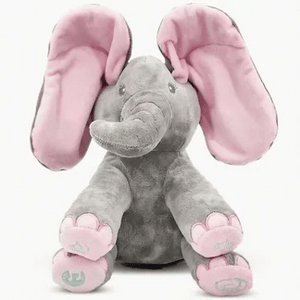 🐘 Evana – The Peek-a-Boo Singing Elephant Plushie!