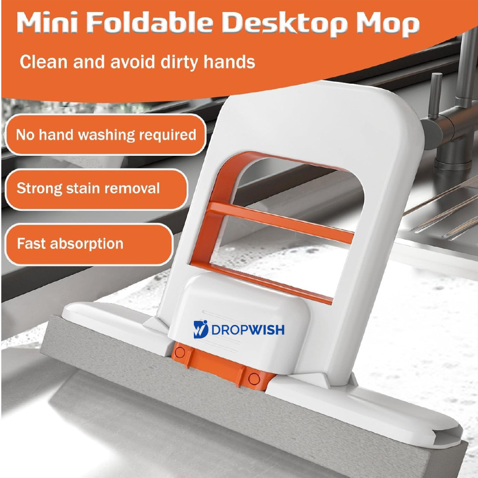 SwiftMop™ | Mini Foldable Cleaning Wand