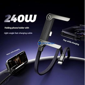 2-in-1 Invisible Holder Charger Cable