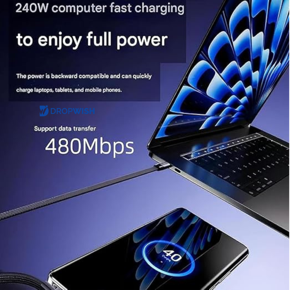 DW™2-in-1 Invisible Holder Charger Cable