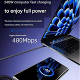 DW™2-in-1 Invisible Holder Charger Cable