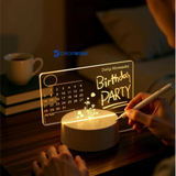DW™ 3D Calendar Lamp & Writing Board