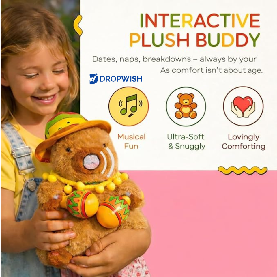 DW™Musical Talking Capybara Plush Toy Musical Talking Capybara Plush Toy