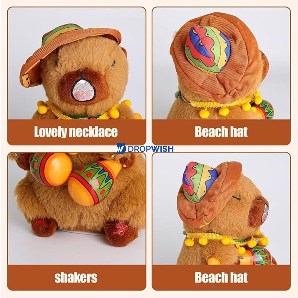 DW™Musical Talking Capybara Plush Toy Musical Talking Capybara Plush Toy