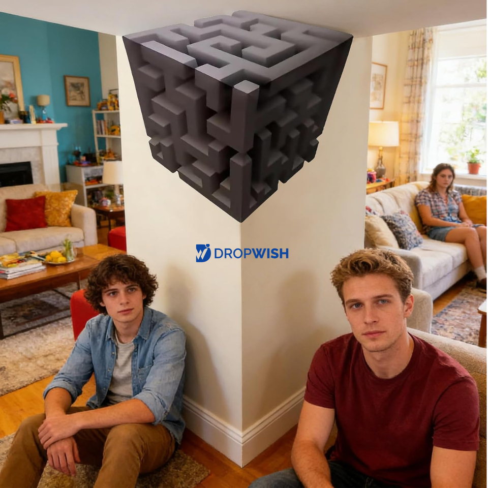 DW™ 3D Illusion Wall Decal | Pack of 2,3&4