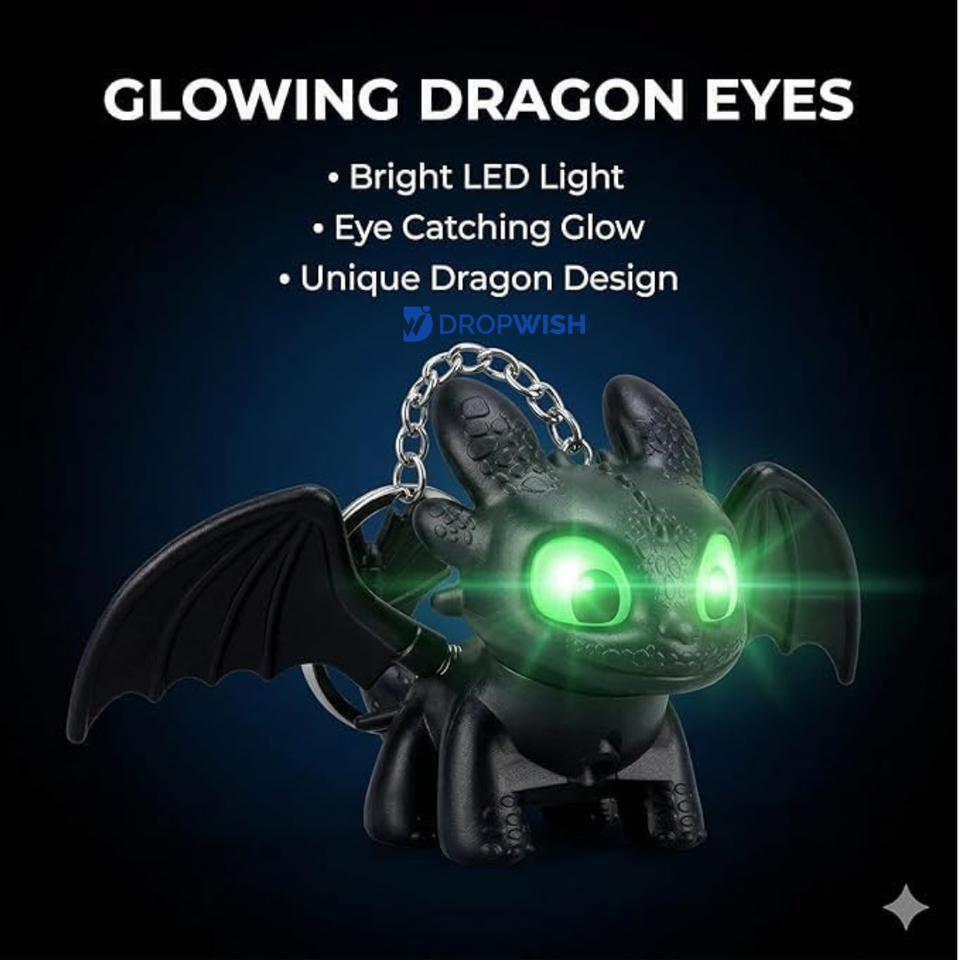 DW™ Nighty Fury Dragon Keychain