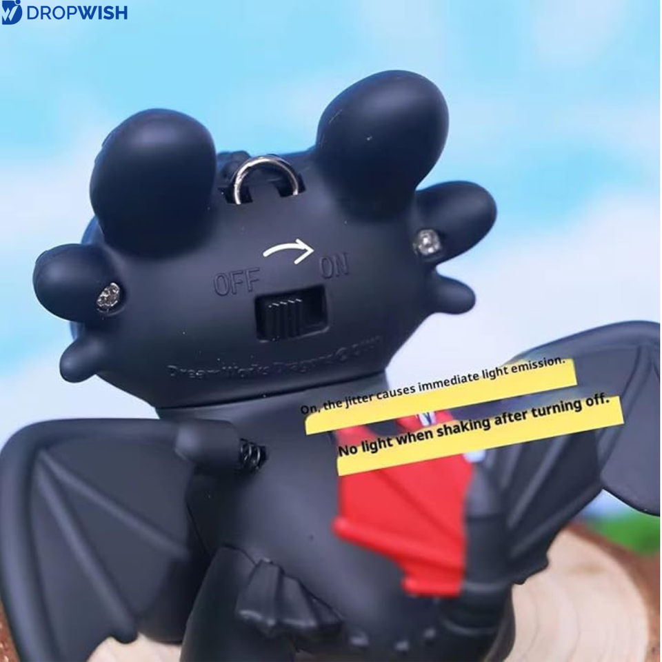 DW™ Nighty Fury Dragon Keychain