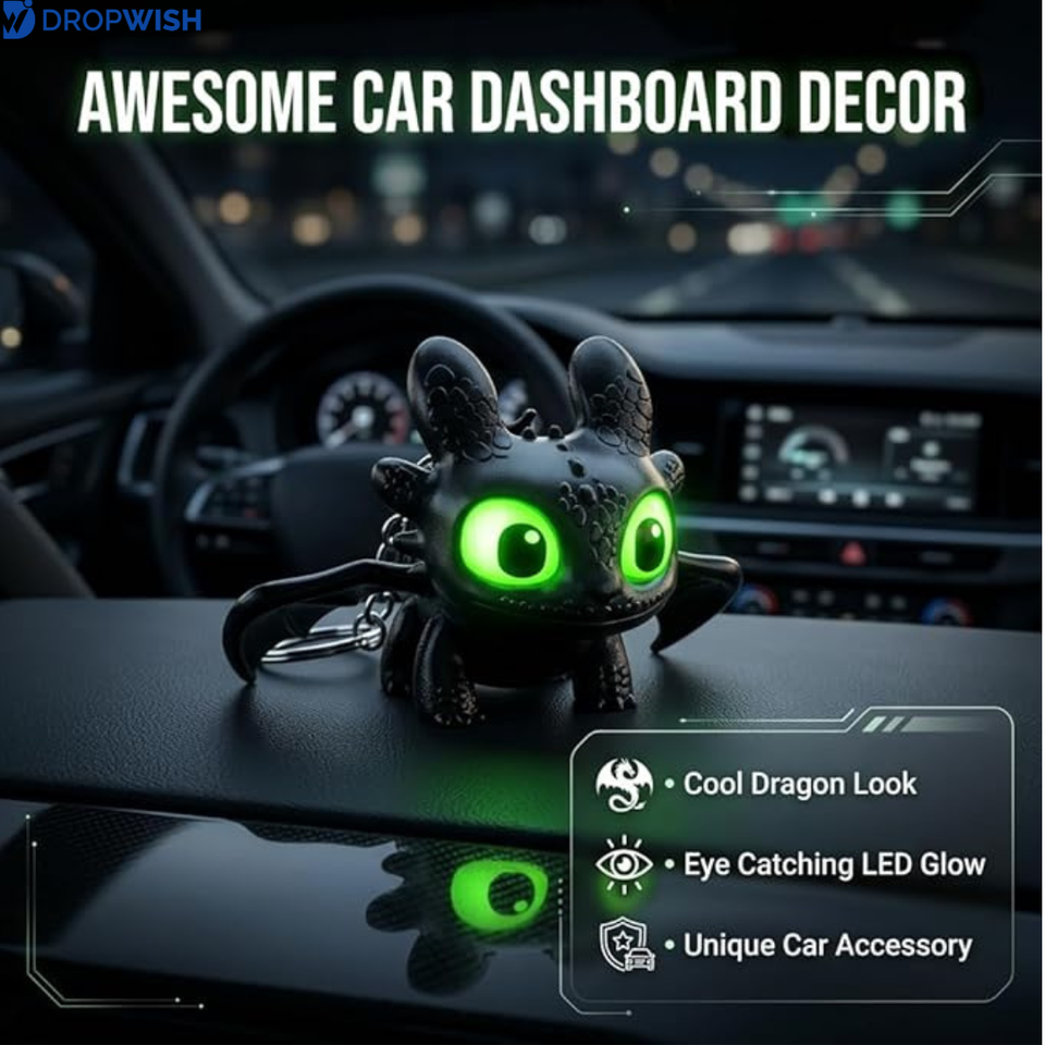 DW™ Nighty Fury Dragon Keychain
