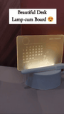 DW™ 3D Calendar Lamp & Writing Board