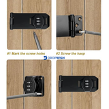 DW™Household Cabinet Password Hasp Lock