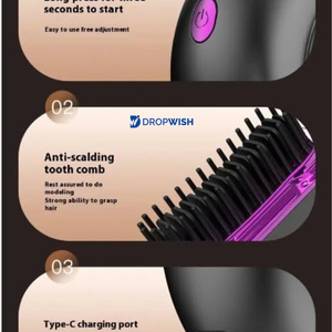Cordless Hair Straightener Comb