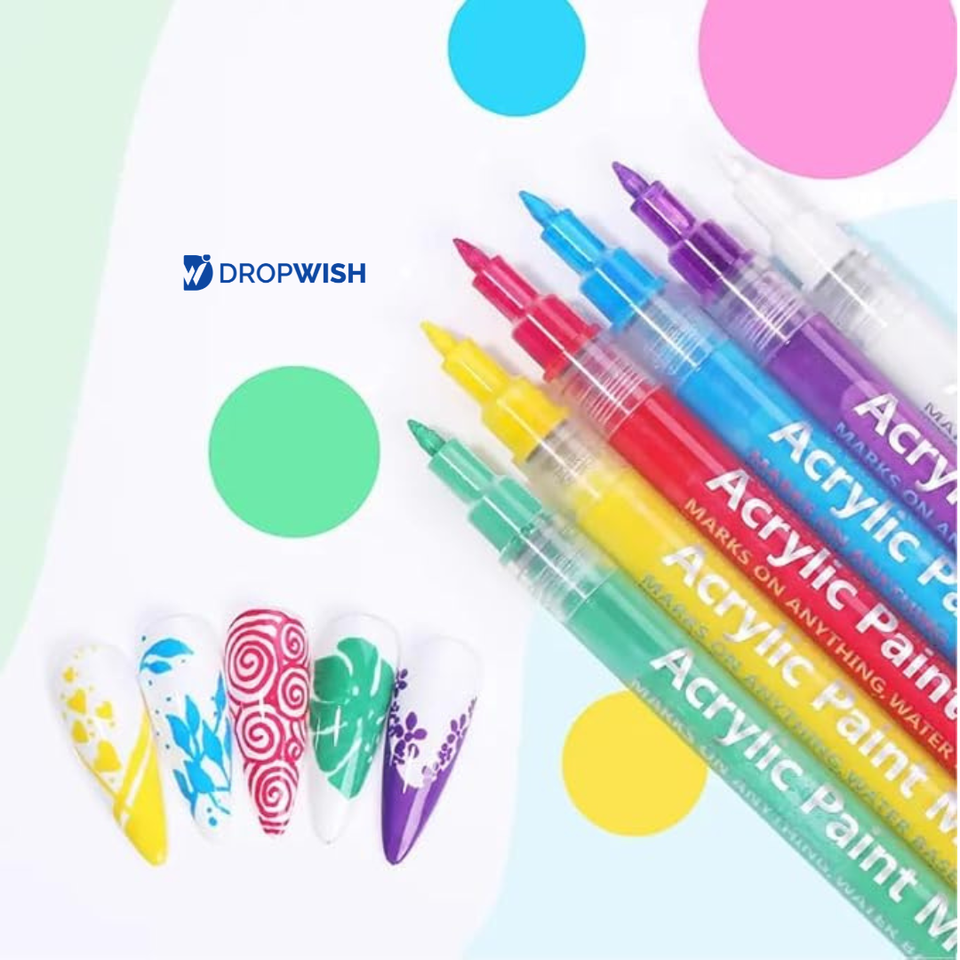 DW™ Nail Art Pens Set| Set Of 12| Extra 100/- Off On Prepaid