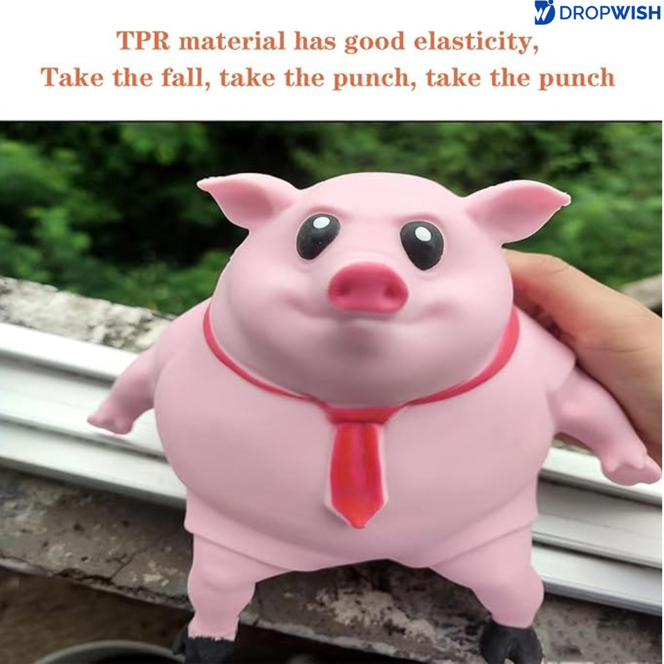 DW™ Pink Piggy Squeeze Toy