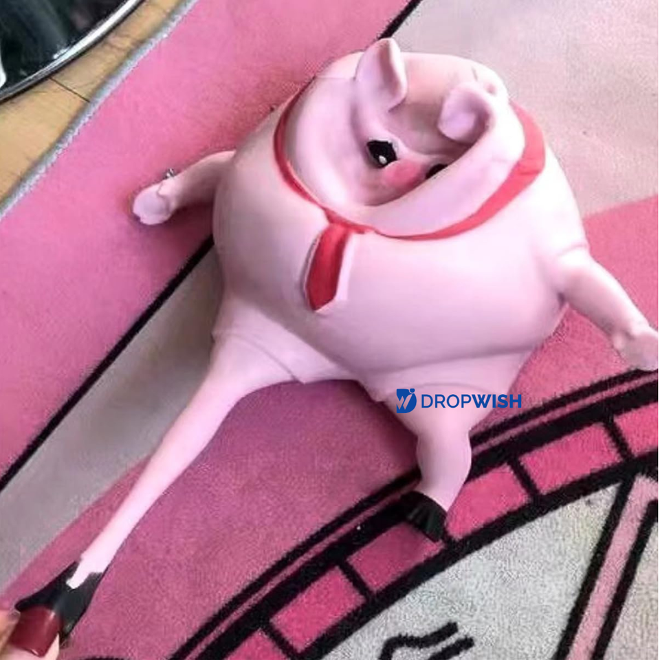 DW™ Pink Piggy Squeeze Toy