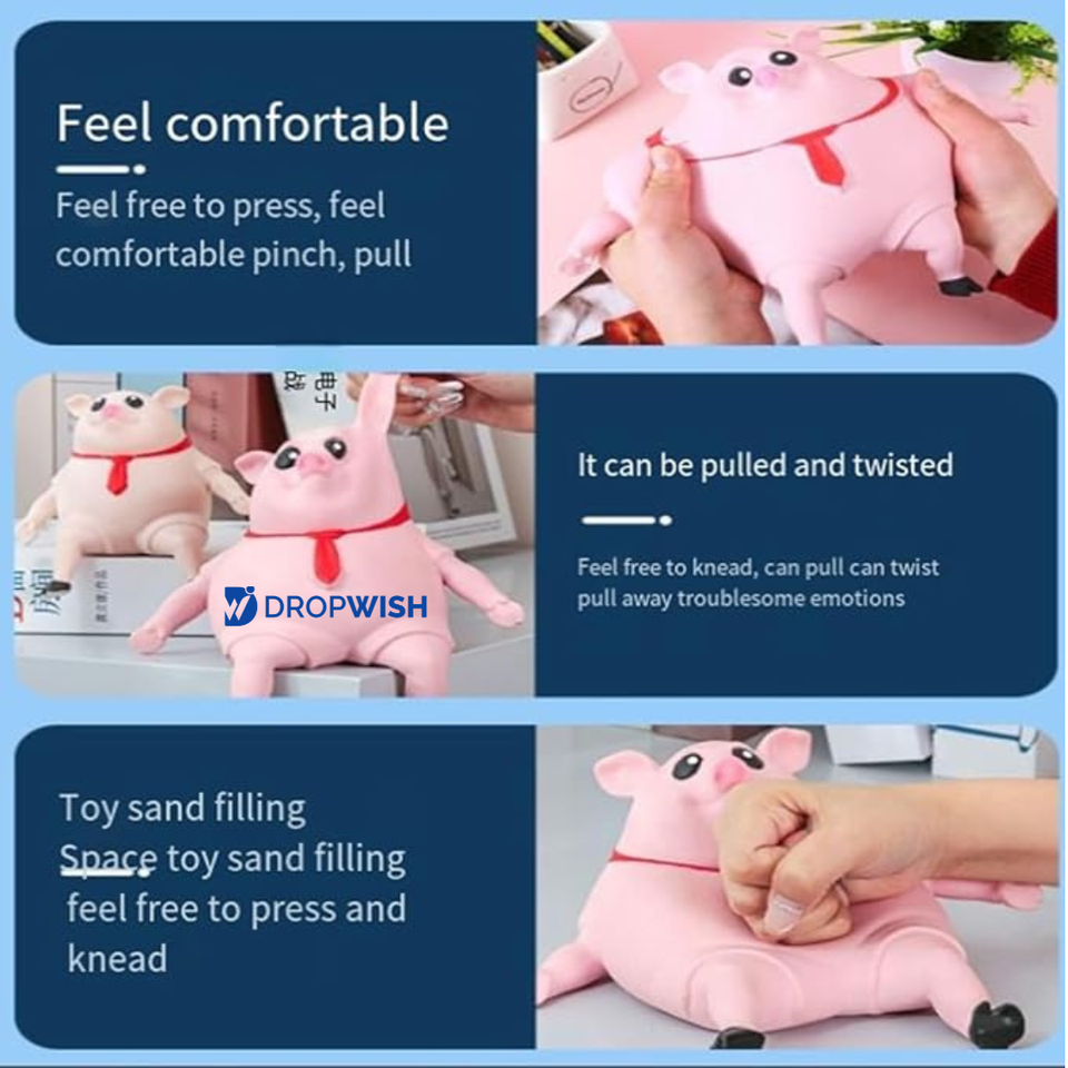 DW™ Pink Piggy Squeeze Toy