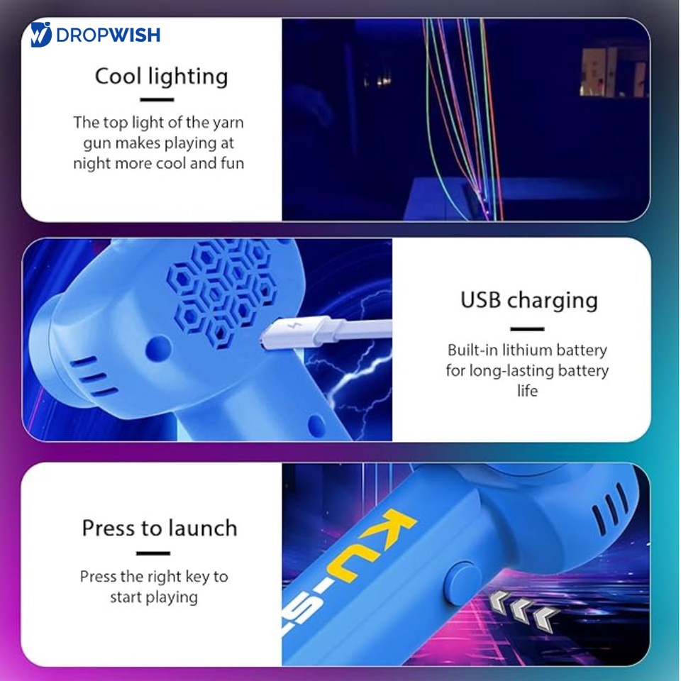 DW™ Glow String Launcher Toy|Rope Launcher Toy