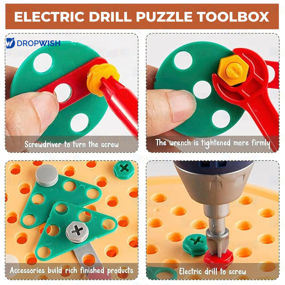 DW™ Electric Drill Puzzle Building Toy