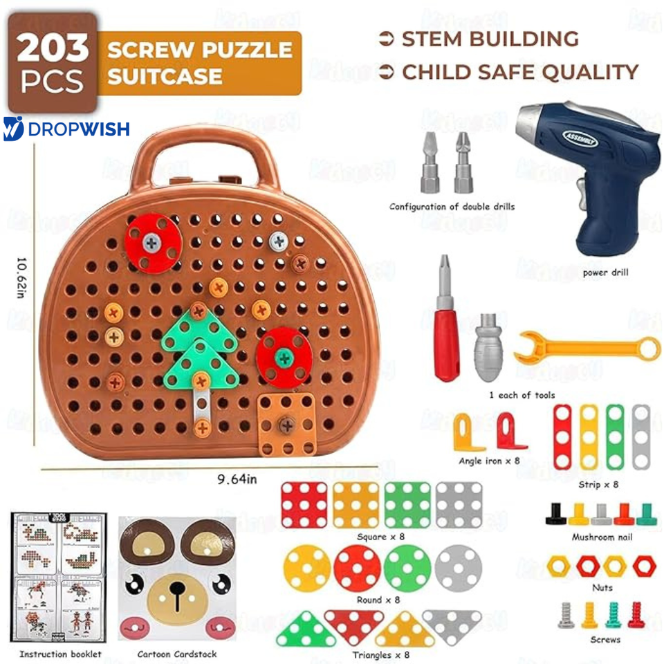 DW™ Electric Drill Puzzle Building Toy