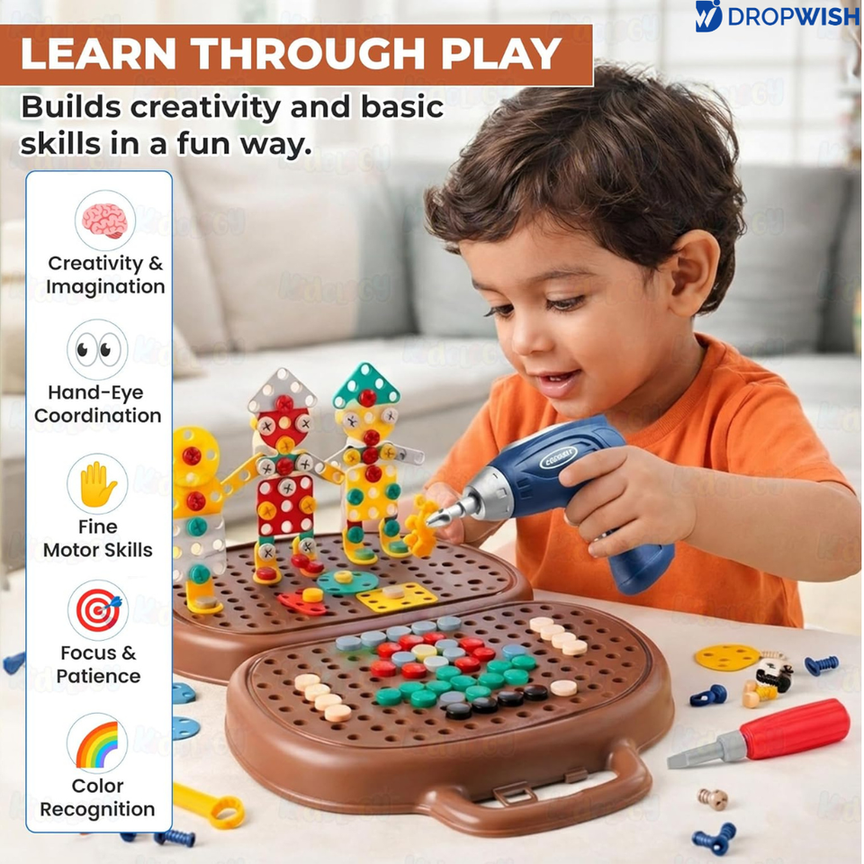 DW™ Electric Drill Puzzle Building Toy