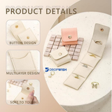 DW™ Foldable Velvet Jewellery Roll