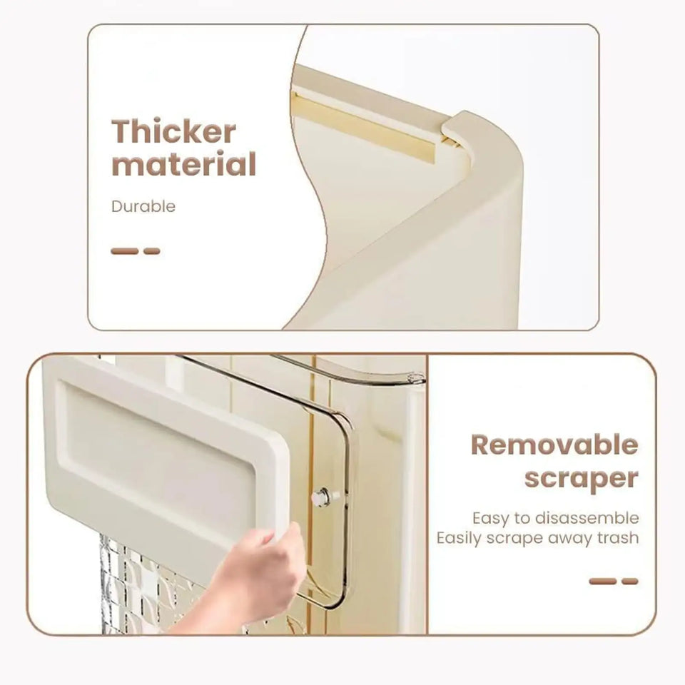DW™ Wall Mounted Acrylic Dustbin