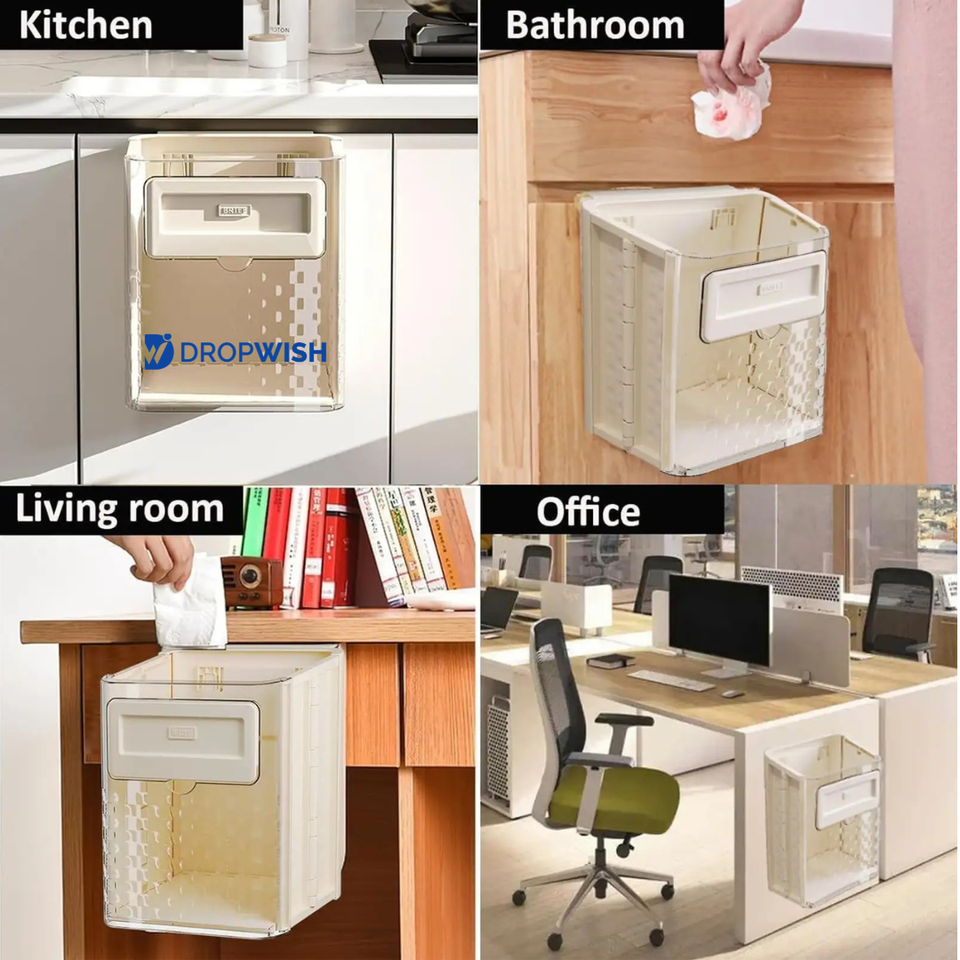 DW™ Wall Mounted Acrylic Dustbin